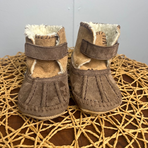 Robeez Galway Cozy Bootie Brown Size 6-12 months - Picture 3 of 8